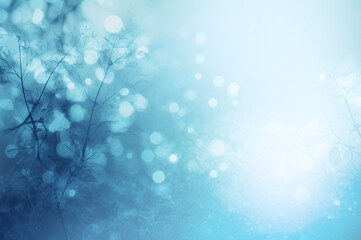 Soft blue flower background 