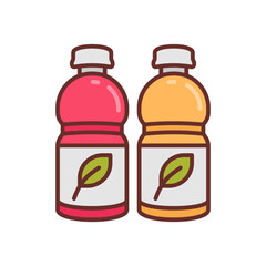 Vitamin Water icon in vector. Illustration