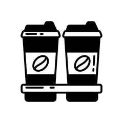 Coffee icon in vector. Illustration