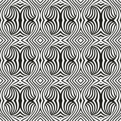 A vintage geometric wallpaper pattern with abstract shapes is a modern and fashionable way to add a touch of personality to any room.