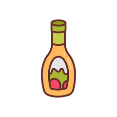 Salad Dressing icon in vector. Illustration