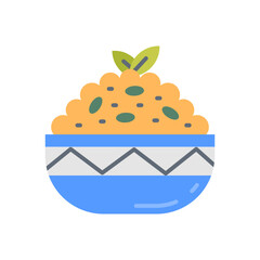 Couscous icon in vector. Illustration