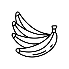 Bananas icon in vector. Illustration