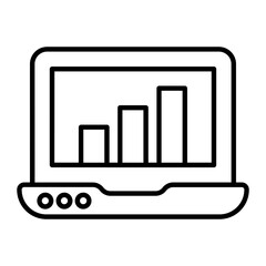 Monitoring Thin Line Icon