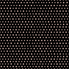 Simple and elegant polka dots pattern. Seamless vector pattern with small hand drawn dots. Classic dotted background © iliveinoctober