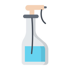 Spray Bottle Flat Icon