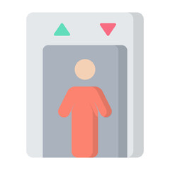 Lift Flat Icon