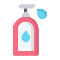 Liquid Soap Flat Icon