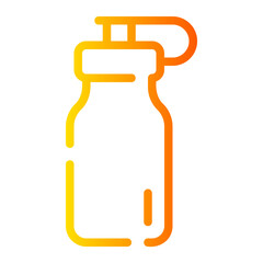sport bottle gradient icon