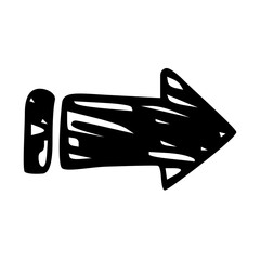 hand drawn arrow mark icons element