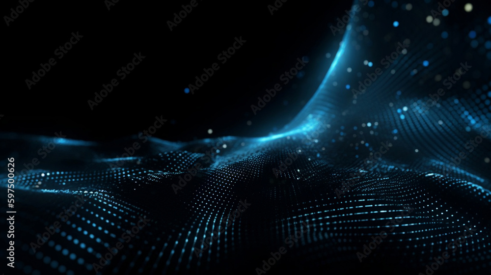 Poster abstract background illustrating connectivity and innovation. created with generative ai