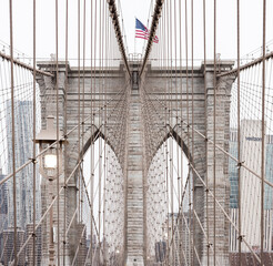 Fototapeta premium New York city Brooklyn Bridge 