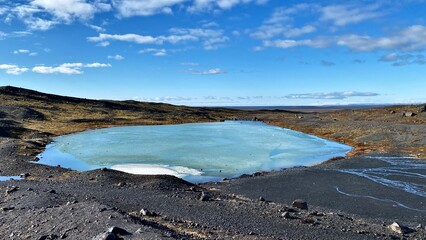 country volcanic landscape