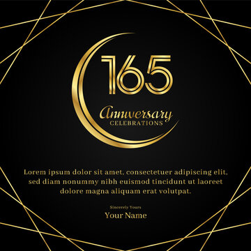 165 Number Black