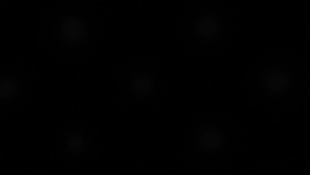 multi-colored diode flashlight burning in the dark