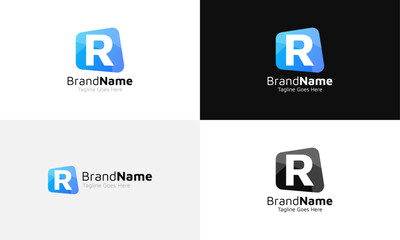 R Letter Logo Template