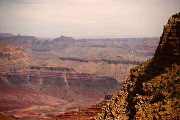 Hazy Blue Sky Grand Canyon Arizona