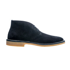 suede men's leather boots with laces, demi-season shoes