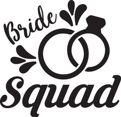 Bride Squad svg