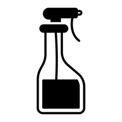 Spray Bottle Glyph Icon