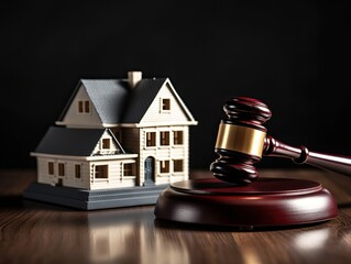Versteigerung von Immobilien im Gerichtsverfahren, generative AI.