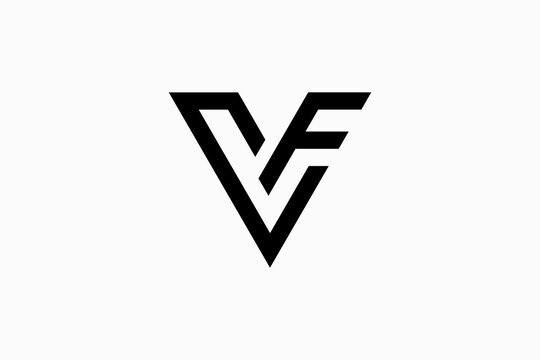VF logo vector premium design