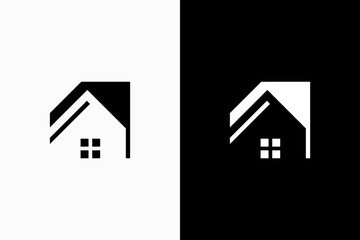 simple modern home logo vector premium design