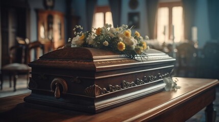 funeral services, coffin funeral services - obrazy, fototapety, plakaty