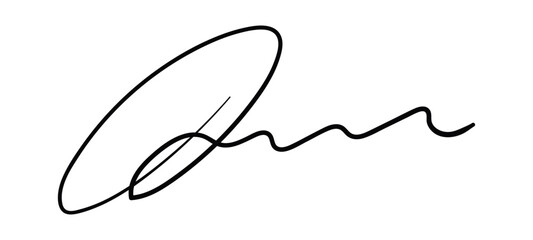 Fake hand drawn autographs set. Handwritten signature scribble for business certificate or letter. Vector isolated illustration