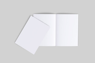 A5 Brochure Blank can be used to make your presentation project