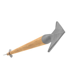 3D rendering illustration of an archery arrow