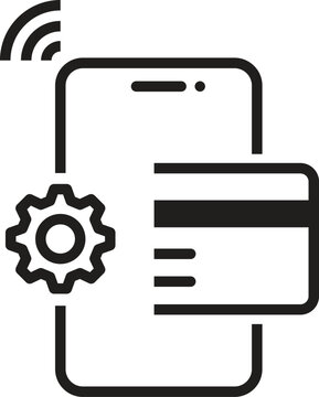 payment icon. concept of global marketing or e-commerce checkmark sign and paypass method