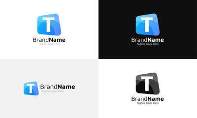 T Letter Logo Template