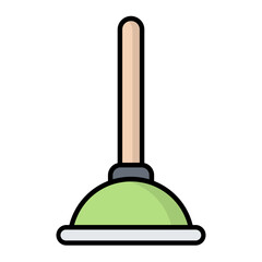 Plunger Line Color Icon