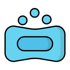 Soap Line Color Icon