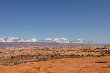 Plakat View of famous Delicate Arch in Arches National Park in Moab