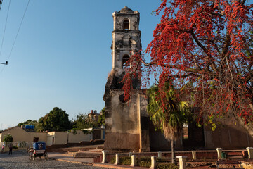 Old Church of St. Francis of Assisi in Trinidad in Cuba