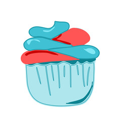 cupcake with cream