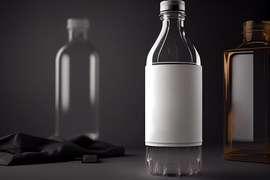 Bottle mockup - oil and skincare,  wellness product