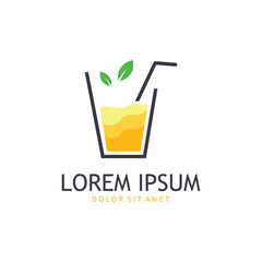 Fresh Drink Simple Logo Template