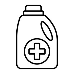 Detergent Thin Line Icon
