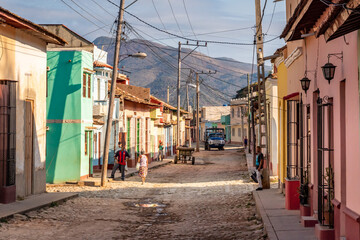 In the alleys and historic districts of Trinidad