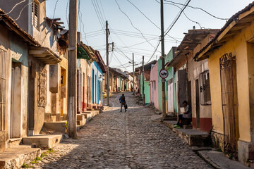 In the alleys and historic districts of Trinidad