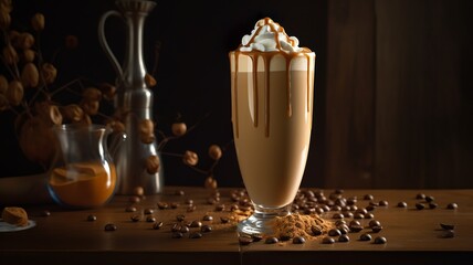 Obraz premium Coffee Caramel Milkshake