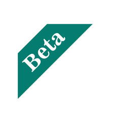 Alpha beta icon vector logo design template