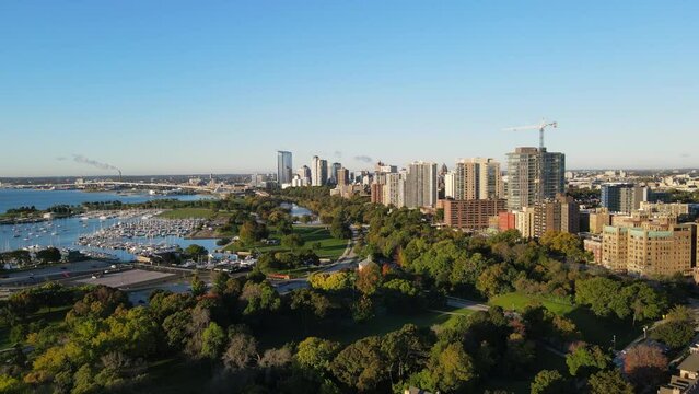 Milwaukee, Wisconsin - Drone Shot