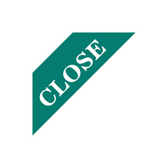 Close icon vector logo design template