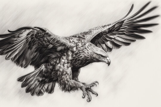 Share 137+ eagle pencil drawing best