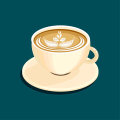 Cup of coffee, latte