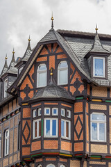 In den Gassen von Wernigerode im Harz, Deutschland
